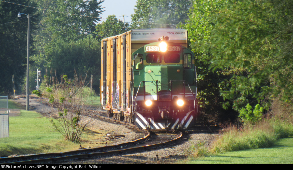 Ohio South Central Railroad (OSCR) 4537